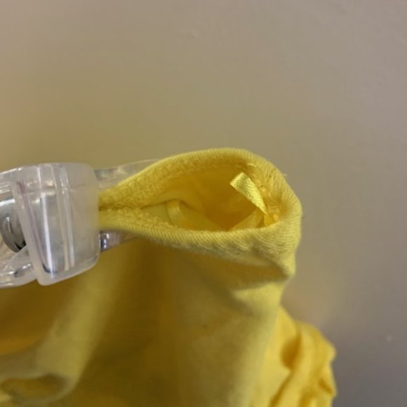 Fashion Nova Ruched Yellow Tube Top - Picture 7 of 8